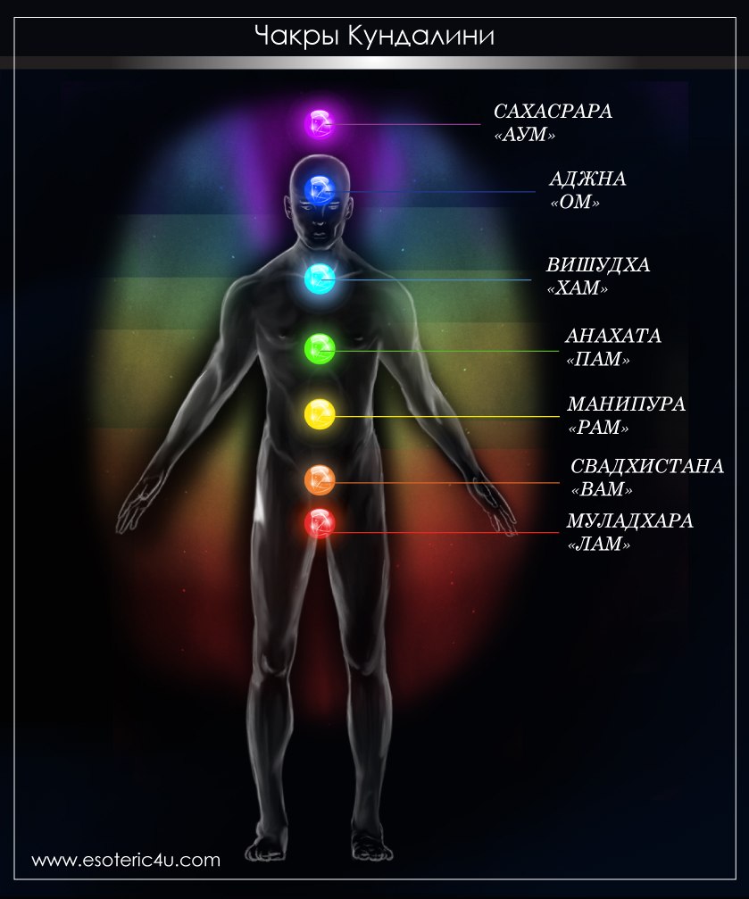 Чакры, их функции, мантры для пения чакр